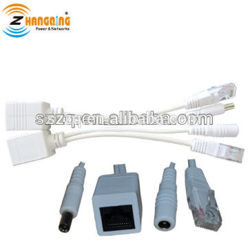 Passive RJ45 Power Over Ethernet POE splitter