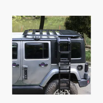 Maiker Factory Aluminum Side Ladder for Jeep Wrangler JK 07+ Off Road Accessories