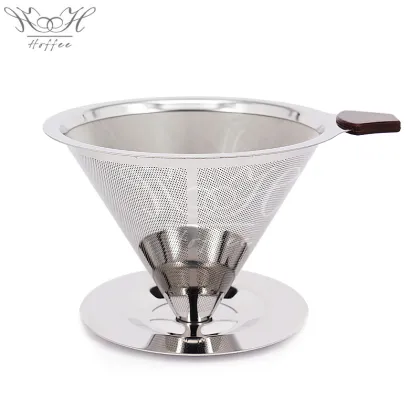 Stainless Steel Pour Over Coffee Filter Kit Paperless
