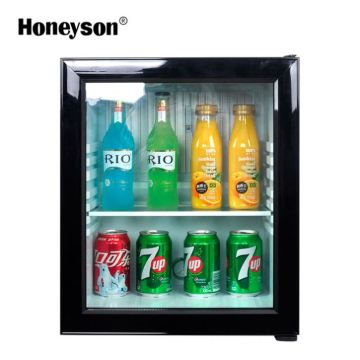 30L Electronic Control Hotel Mini Bar Refrigerator with Stainless Steel Door