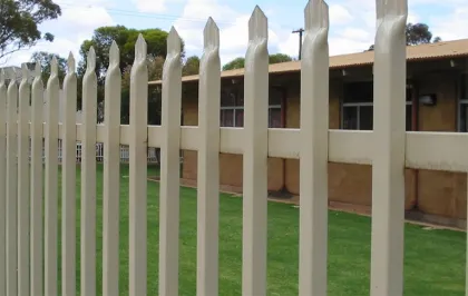 Galvanized Ral Color Powder Coated Metal Picket Fence