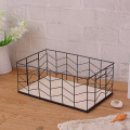 Fanglanzi large wrought iron storage storage basket creative wire mesh fruit toy basket manufacturer wholesale custom