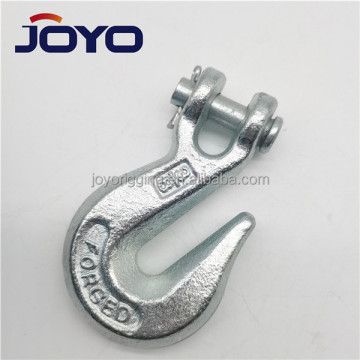 US H330 3/8'' Drop Forged Carbon Steel Clevis Grab Lifting Hook - ISO9001:2015, CE Certified