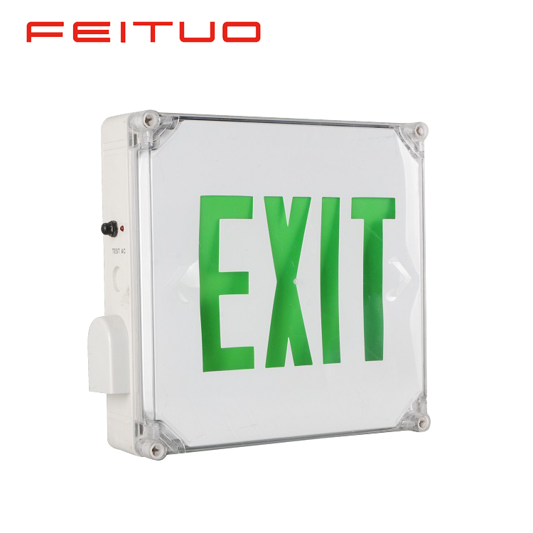 Innovative einfache Installation ABS LED -Feuerausgangsschilder