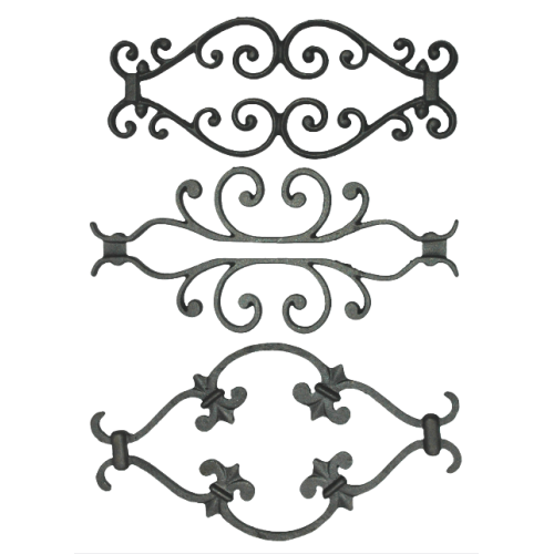 Decorative Wrought Iron Railing Components Designs Decorative wrought iron railing components Supplier