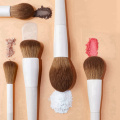 Weiße vegane Lidschattenbürsten -Make -up -Bürsten Set Set