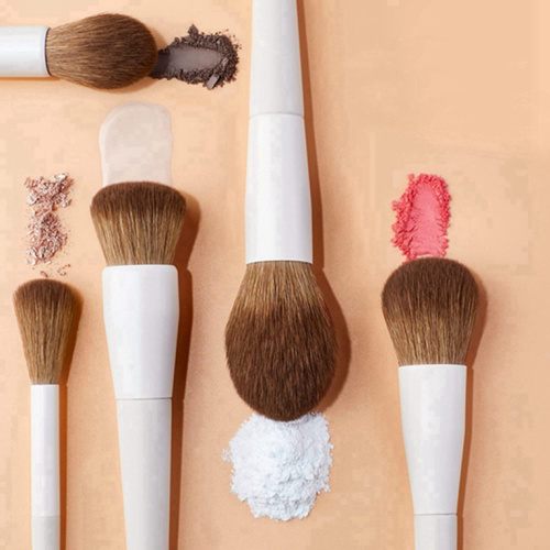 White Vegan Eyeshadow Brush Makeup Brushes Set