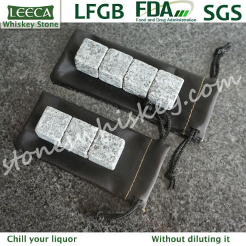Wholesale cold drink whisky stone | ice cube rock | gift set for whisky
