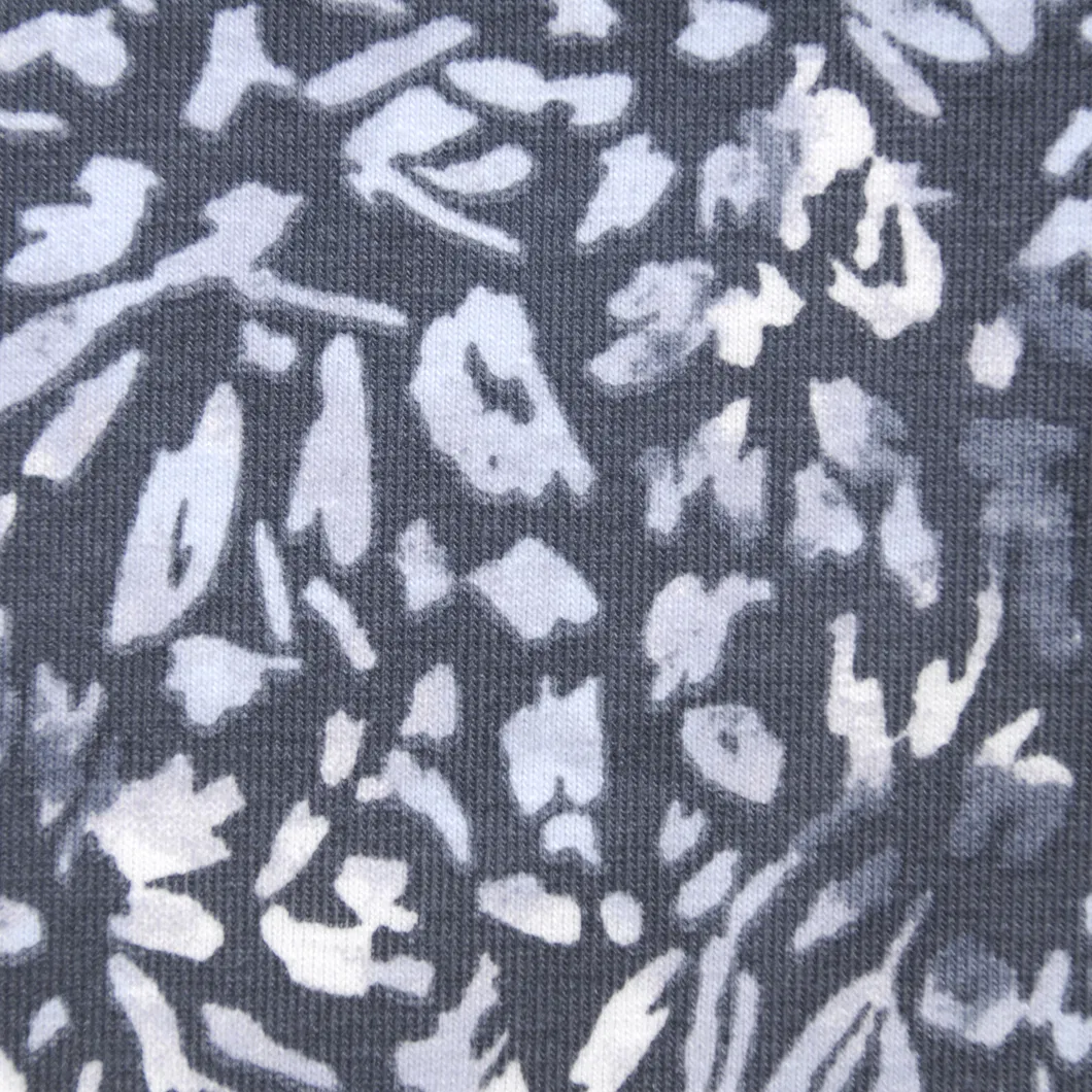 ดีไซน์ใหม่ CVC 60/40 ผ้าสแปนเด็กซ์พิมพ์ลาย