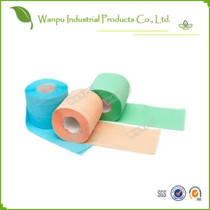 easily dissolved jumbo roll color toilet paper tissue