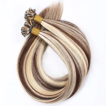 Premium Flat Tip Hair Extensions: Cuticle Aligned Virgin Hair