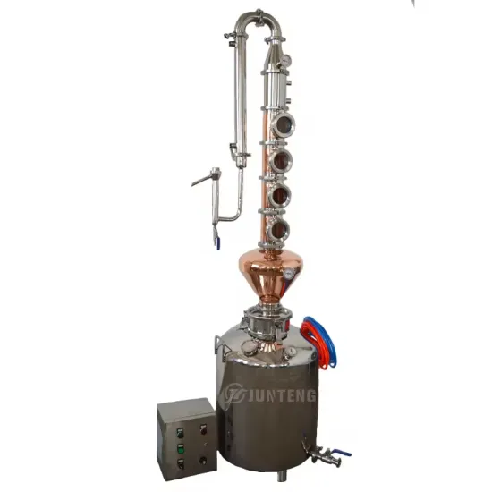 Copper Distillation Equipment for Gin, Vodka, Whisky - 50L to 200L Capacity for Home Alcohol Distilling