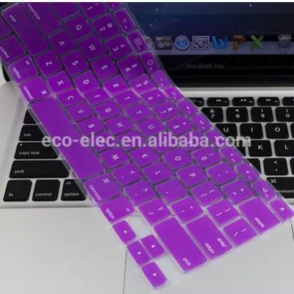 Colorful Silicone Keyboard Cover For Mac Air 13 Pro 13 15 Protector Sticker Film keyboard skin