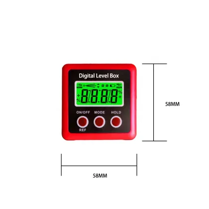 Digital Level Inclinometer 5.8cm Cube Protractor Gauge