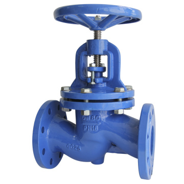 DIN standard cast iron globe valve DIN3202 F1 PN16