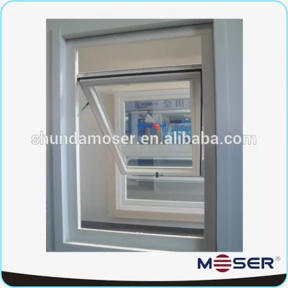 Hign quality soundproof alu awning window / aluminum door window