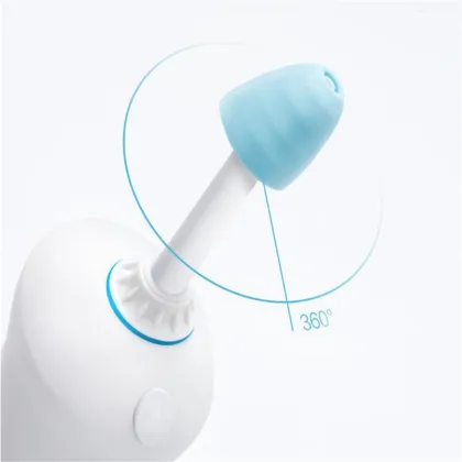 Youpin miaomiaoce Electric Nasal Wash 360 degree rotation Cleaner Nose Rechargeable Waterproof Allergic Rhinitis Neti Pot Kit