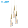 LEDER Decorative Crystal Pendant Lamps