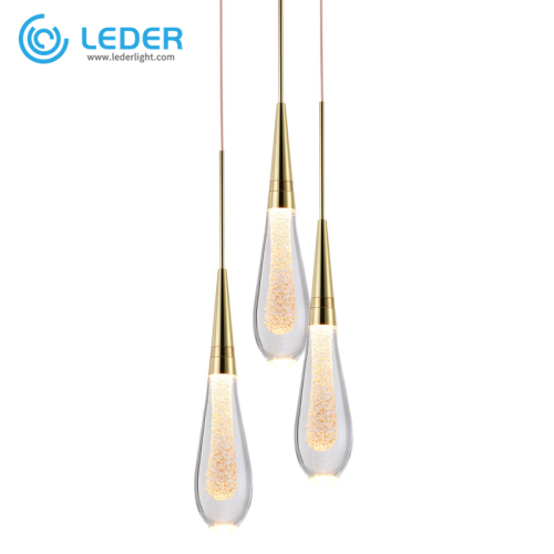 Lampu Liontin Kristal Hias LEDER