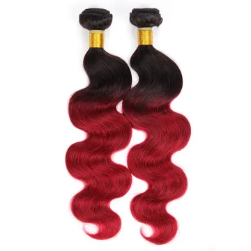 Remy Peruvian hair 1b 99j bundles with closure