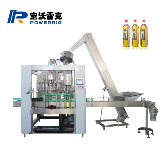 Automatic Oil Filling Machine for Plastic Bottles