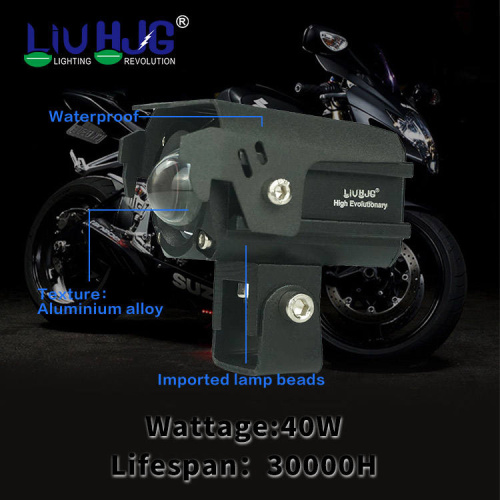 Hjg 12V Mini Motorcycle/Car Fog Spot Light