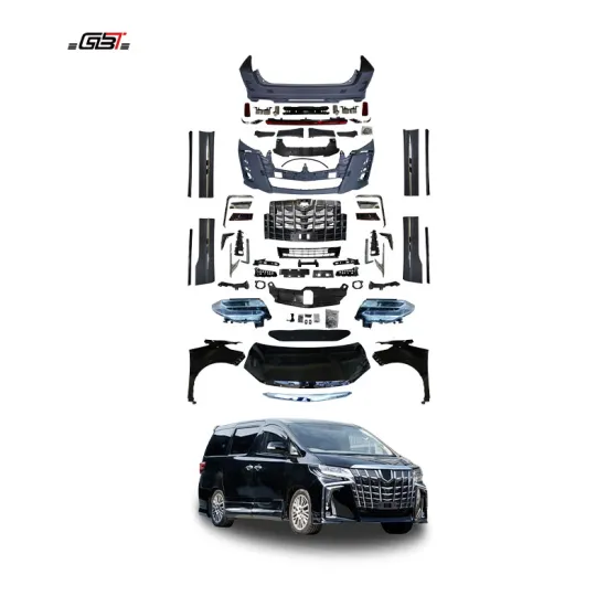 GBT Vellfire to Alphard Body Kit Conversion for 2008-2014 Vellfire and 2019 Alphard