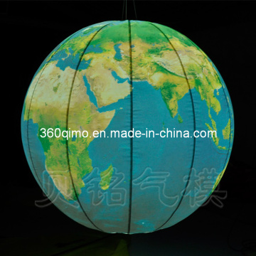 Inflatable Hanging Lighting Earth Balloon (BMDL104)