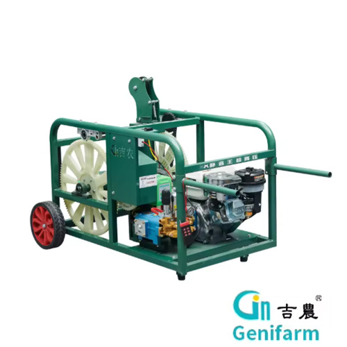 Pulvérisateur de verger à moteur horizontal