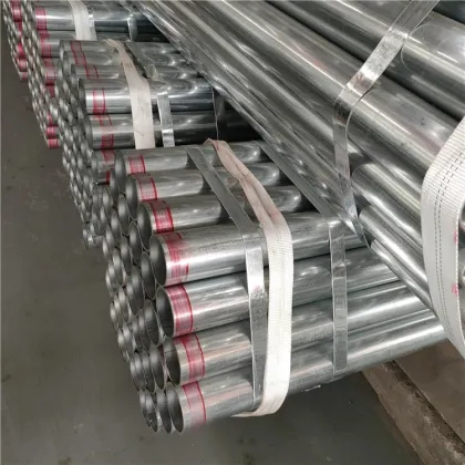 Galvanized pipe for steel pipe construction