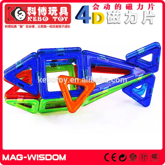 magic colorful magnetic building blocks for kids