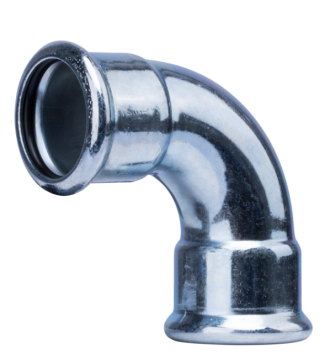 Carbon M Profile Press Fitting Elbow 90°