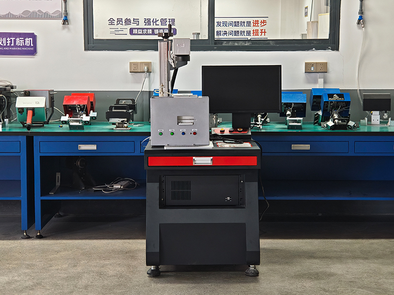Automatic laser nameplate delivery