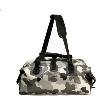 2024 New Fashion Large Capacity Waterproof Camouflage Gym Bag PVC Duffel Travel Bag for Men