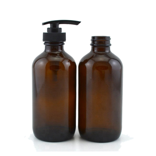 Amber Hand Wash Glass Liquid Soap Dispenser