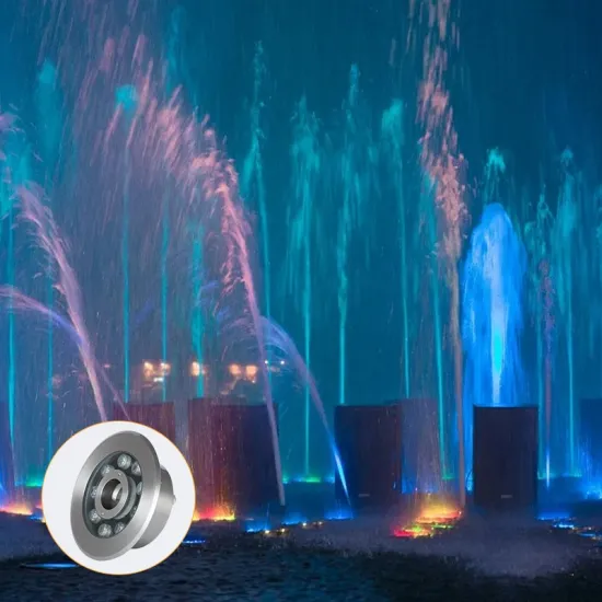 RGBW Stainless Steel LED Fountain Lights - Waterproof IP68 Outdoor Pool Lamps (AC/DC 12V/24V)