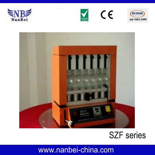 Lab Use Soxhlet Extraction Semiautomatic Raw Fat Analyzer, High