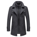 Wholesale High Quality Double Collar Trench Coat Male
