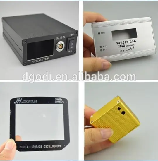 high quality custom small aluminum enclosure for electrical pcb