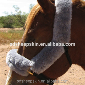 Genuine Australian Sheepskin Horse Fleece Halter Cover