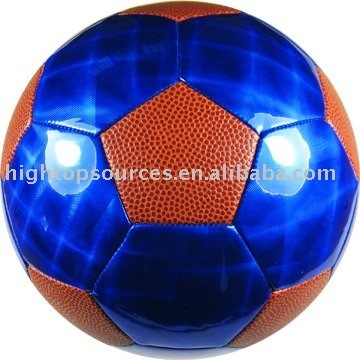 laser PVC soccer ball for promotion