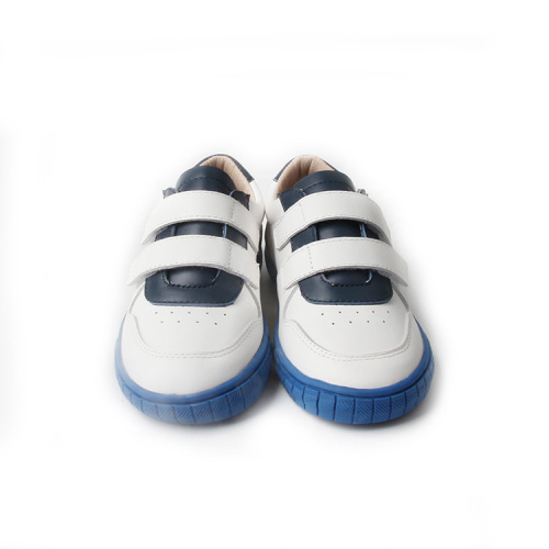 Zapatillas de deporte de cuero real para niños, niñas y niños