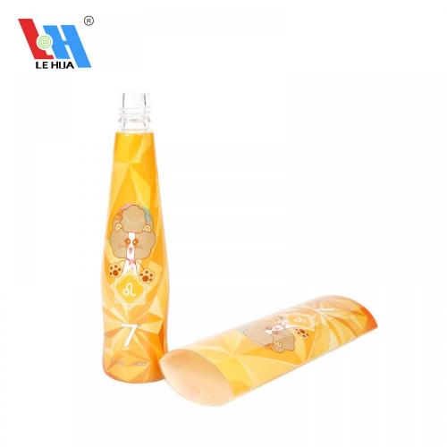 Beverage Bottle Shrink Wrap Label Custom PET Plastic Heat Shrink Wrap Label Factory