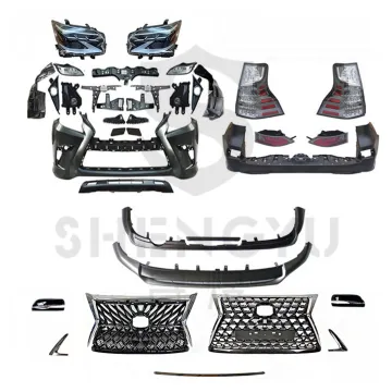 Lexus GX460 2010-2019 Upgrade Kit: Bumper, Grille, Headlights, Taillights, Mirror Shells, Front Lip
