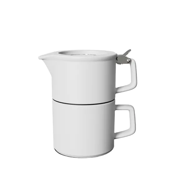 DHPO Wholesale Chinese Style Portable Porcelain Tea Set with Color Box Packing