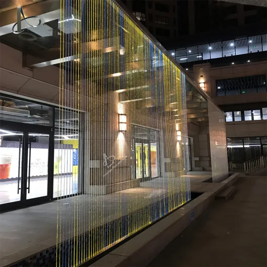 7 Colors Changing LED Side Sparkling Fiber Optic Curtain Light