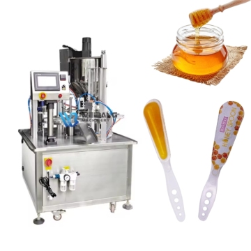 WB-FBJ Honey Spoon Rotary Filling and Geling Machine для соусов и пастов