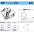 Cajero Evergood Canter Gabinete Lock Armario Lock Aleación de zinc