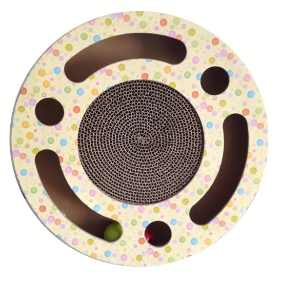 Hot Selling Cat Round scratching toy with ball
