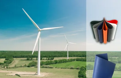 Wind Energy Turbine Cover Tarpaulin